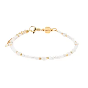 Pulsera de piedras lunares para mujer Sloya Paloma image-0