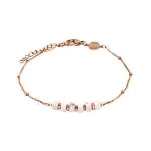 Bracelet en pierres Howlite femme Sloya Piana image-0