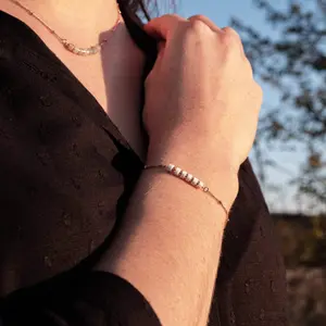 Bracelet en pierres Howlite femme Sloya Piana image-5