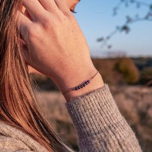 Lapis lazuli stone bracelet for women Sloya Piana image-4