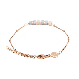 Bracelet en pierres Amazonite femme Sloya Piana image-1
