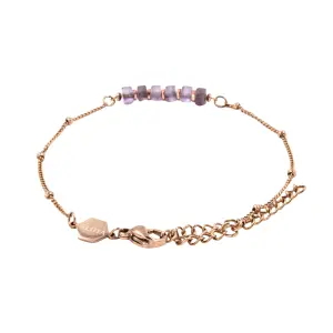 Pulseira de pedras de Ametista para mulher Sloya Piana image-1