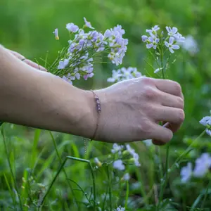 Pulseira de pedras de Ametista para mulher Sloya Piana image-5