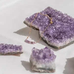 Pulseira de pedras de Ametista para mulher Sloya Piana image-4