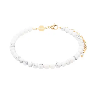 Howlite stone bracelet for women Sloya Serena image-0