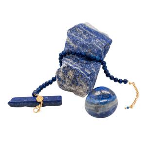 Lapis lazuli stone bracelet for women Sloya Serena image-1