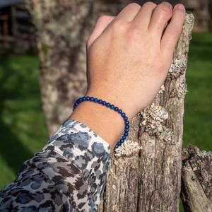Lapis lazuli stone bracelet for women Sloya Serena image-3