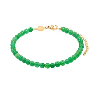 Green Jade stone bracelet for women Sloya Serena image-0