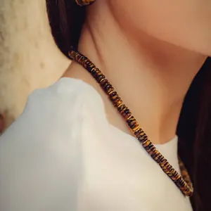Tiger Eye Stone Necklace for Women Sloya Blima image-2