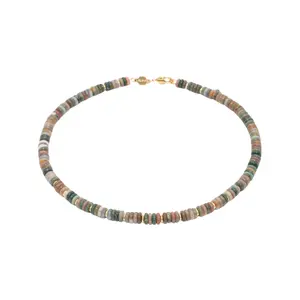 Indian Agate Stone Necklace for Women Sloya Blima image-0