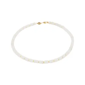 Collana in pietre di giada bianca donna Sloya Blima image-0