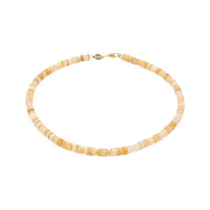 Yellow jade necklace for women Sloya Blima image-0