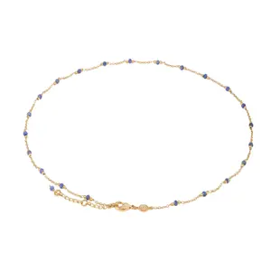 Lapis lazuli stone necklace for women Sloya Elyssa image-1