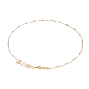 Colar de pedras Ametista feminino Sloya Elyssa image-1