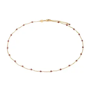 Garnet stone necklace for women Sloya Elyssa image-0