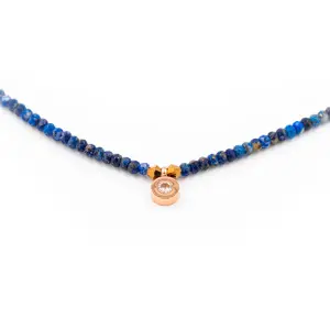 Lapis lazuli stone necklace for women Sloya Lumia image-2