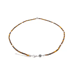 Colar de pedra olho de tigre para mulher Sloya Lumia image-1