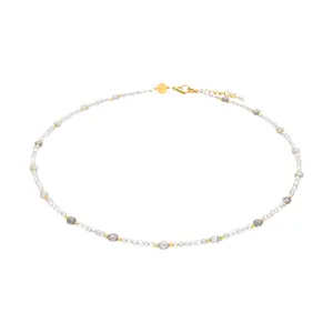 Labradorite necklace for women Sloya Paloma image-0