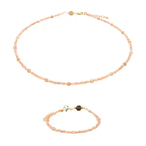 Halsband och armband i solsten för kvinnor Sloya Paloma image-0