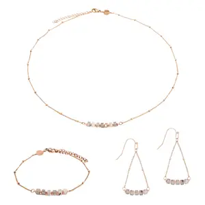 Halskette, Armband und Ohrringe aus Labradorit für Damen Sloya Piana image-0