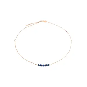 Lapis lazuli stone necklace for women Sloya Piana image-0
