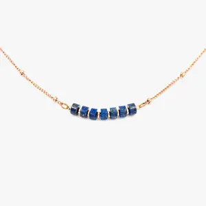Lapis lazuli stone necklace for women Sloya Piana image-2