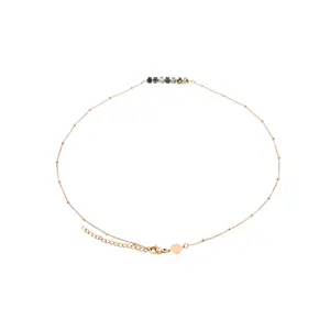 Aquatic agate stone necklace for women Sloya Piana image-1