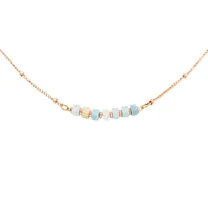 Amazonite stone necklace for women Sloya Piana image-2