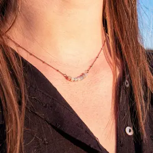 Amazonite stone necklace for women Sloya Piana image-5