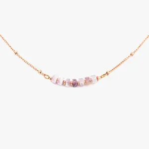 Amethyst stone necklace for women Sloya Piana image-2