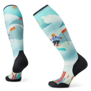 Damenstrümpfe Smartwool Targeted Cushion Snow Bunny Print OTC image-1