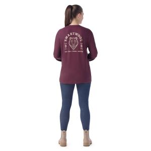 T-shirt a maniche lunghe Smartwool Bear Stare Graphic image-2