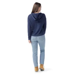Gestreepte lange mouwen hoodie dames Smartwool Henley image-2