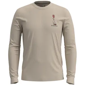 Slim fit T-shirt met lange mouwen Smartwool Circus Graphic image-0