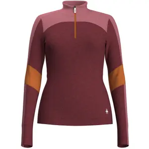 Klasická dámská merinová termo mikina s 1/4 zipem Smartwool