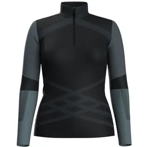 Women's merino thermal 1/4 zip sweatshirt Smartwool Intraknit
