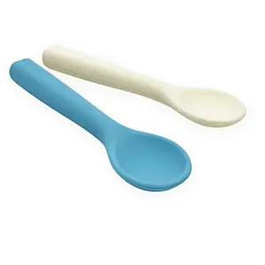 Silicone baby spoon Smikkels (x2) image-0