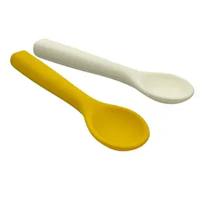Silicone baby spoon Smikkels (x2) image-0