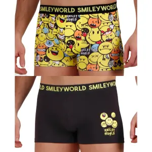 Boxer in cotone elasticizzato SmileyWorld Creep (x2) image-0