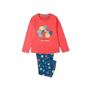 Girls' long-sleeve pyjamas SmileyWorld Great Things image-0
