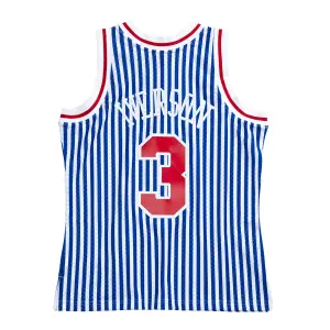 NBA shirt Philadelphia 76ers Striped Allen Iverson image-1