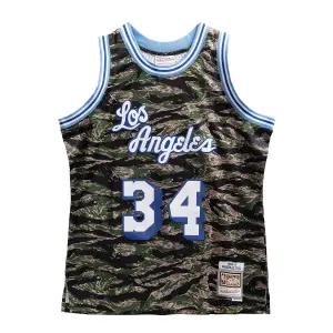 Maillot NBA Los Angeles Lakers Tiger Camo Shaquille O’Neal