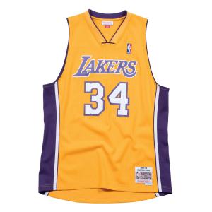 smjygs18179-lalltgd99son-maillot-nba-los-angeles-lakers-1999-00-shaquille-o-neal-yellow-light-gold
