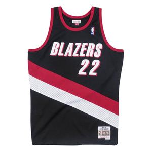 smjygs18204-ptbblck91cdr-nba-jersey-portland-trailblazers-clyde-drexler-black-red-white