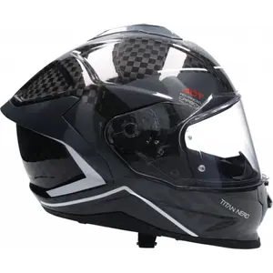 Casque moto intégral SMK Titan Carbon N image-2