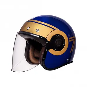 Casque moto jet SMK retro seven image-0