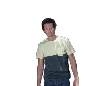 T-shirt with two-colored pocket Snap Climbing image-1