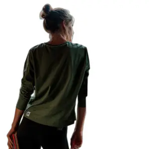 Women's long sleeve pocket t-shirt Snap Climbing image-3