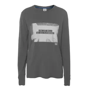 Langærmet teknisk T-shirt i merino Snap Climbing