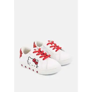 Girl sneakers Bons Baisers de Paname Mini Simone Hello Kitty - Glitter Rouge image-0